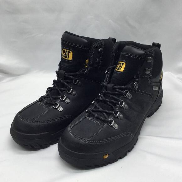 CAT Threshold Waterproof Work Boot Black Men 13 main image 4